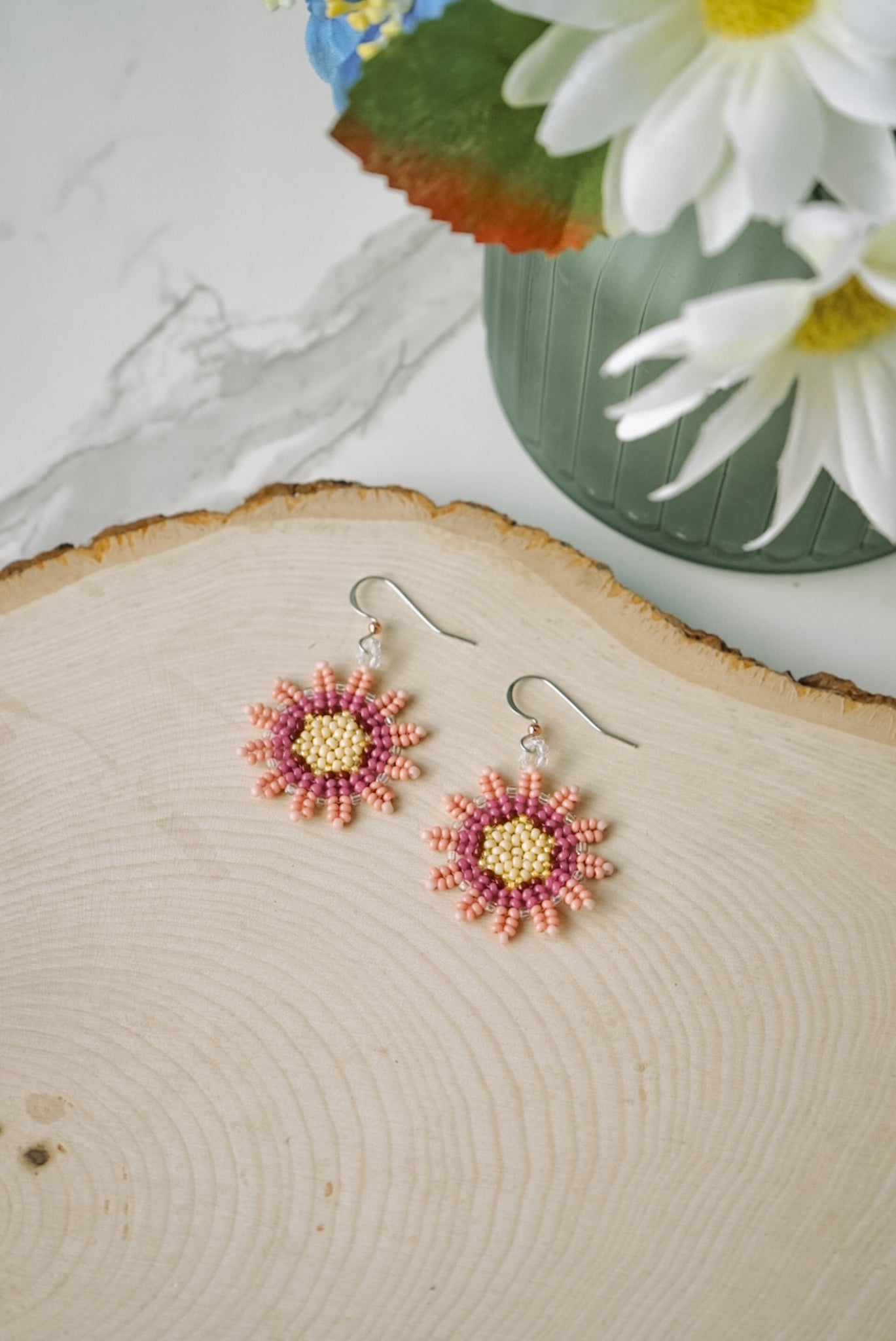 Blush sunburst blossoms