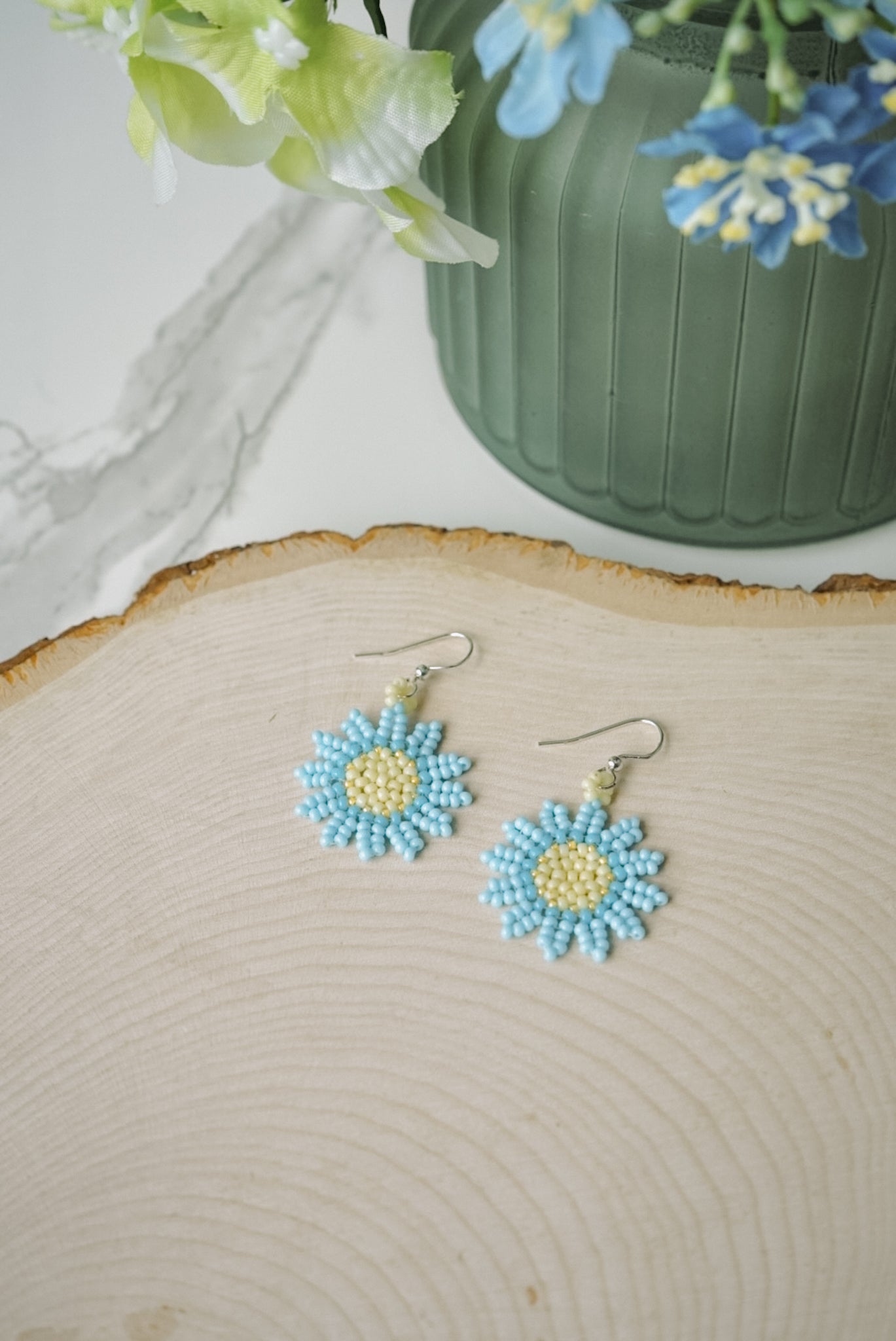 Baby blue daisies