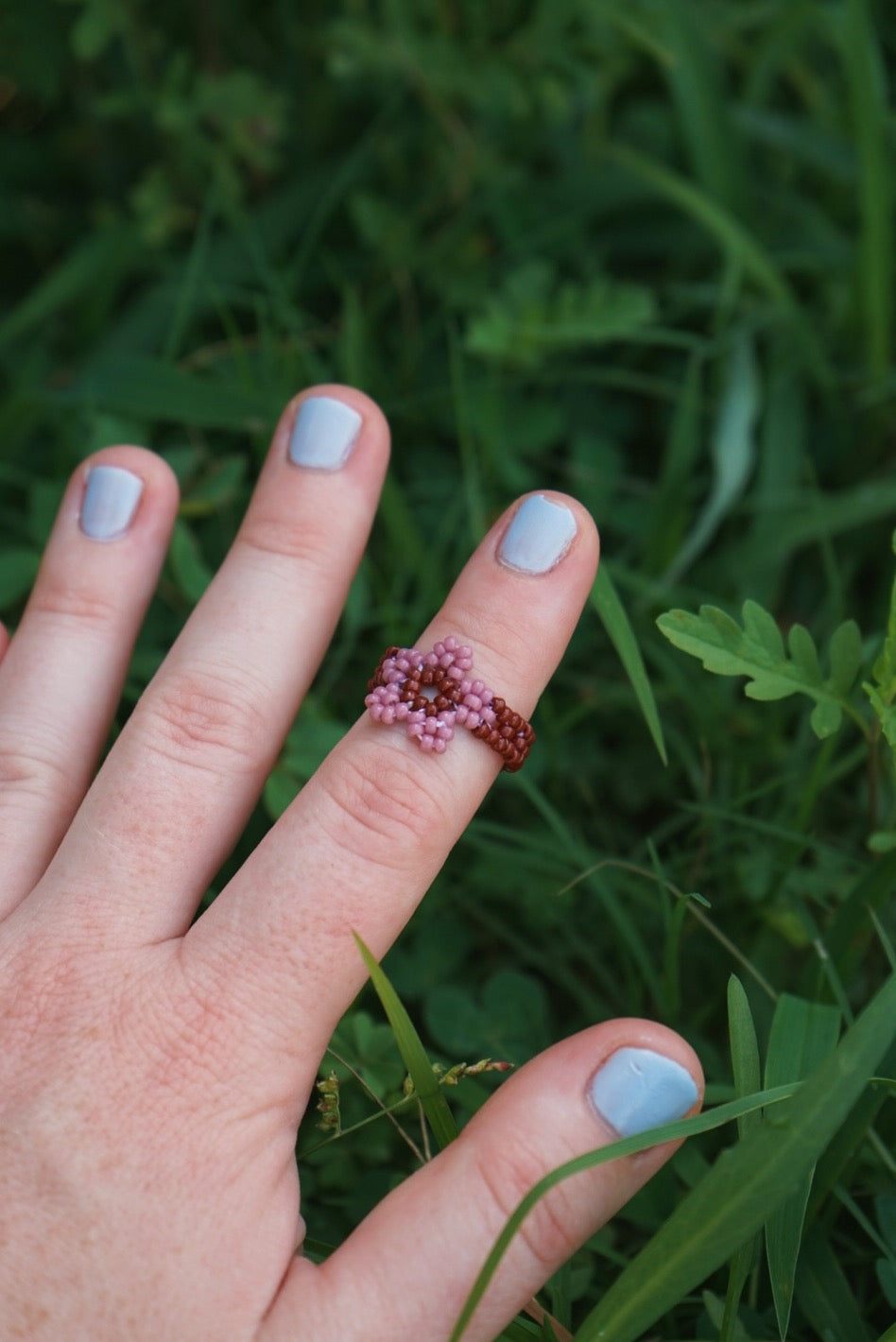 Crimson rose cinque ring (6.5)