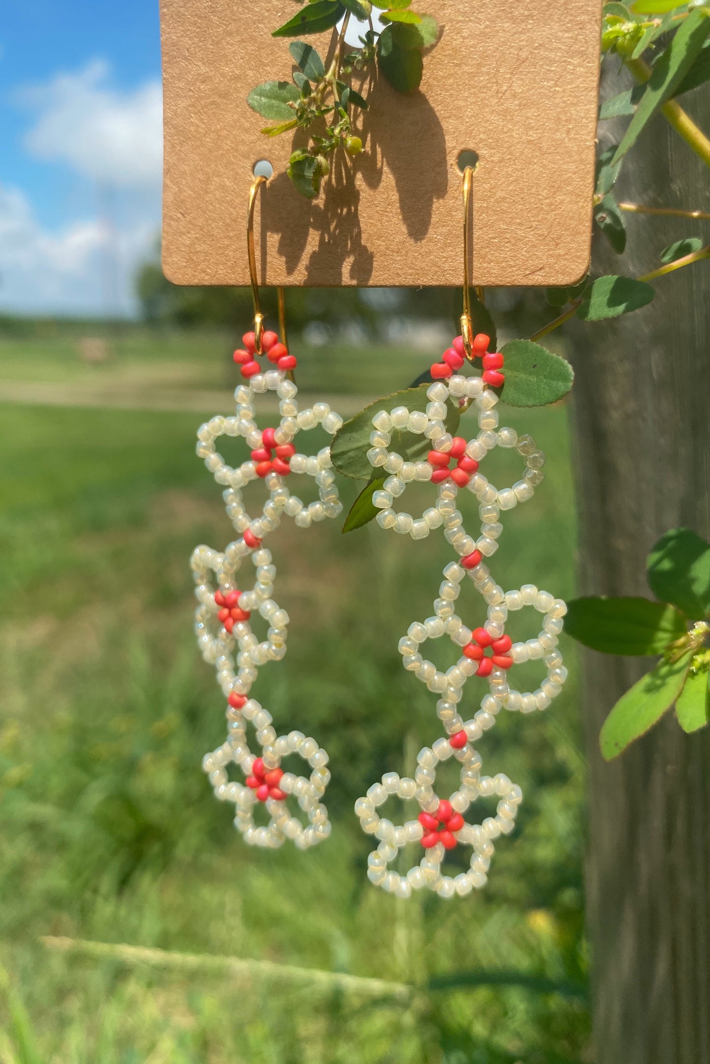 Fuchsia and pearl simple trios