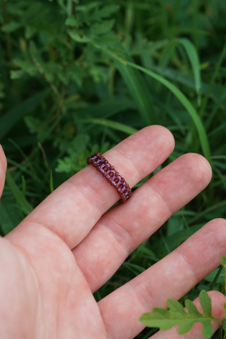 Garnet blossom cinque ring (7)