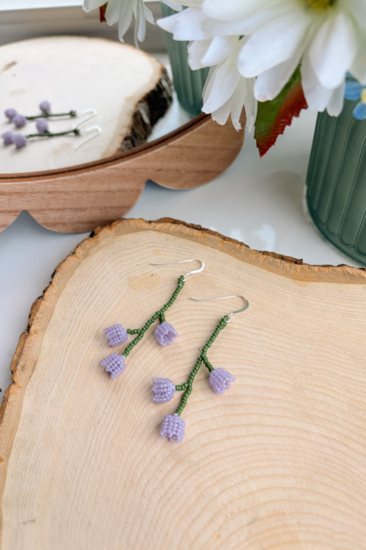 Purple bellflowers