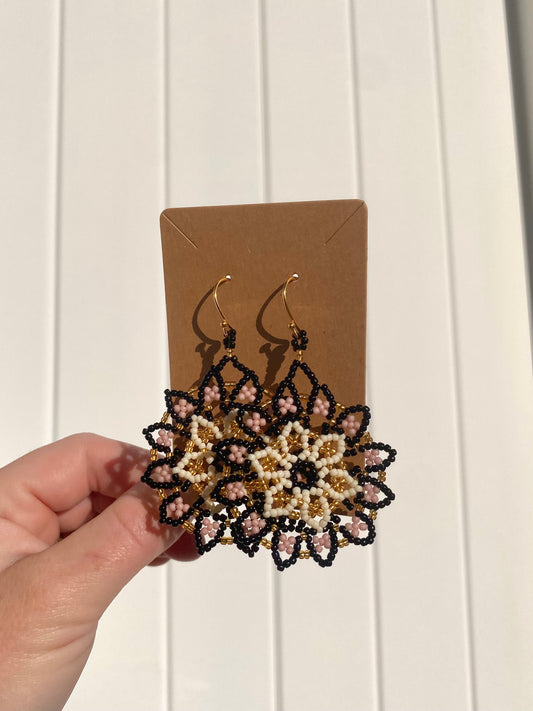 Rose + gold boho blooms