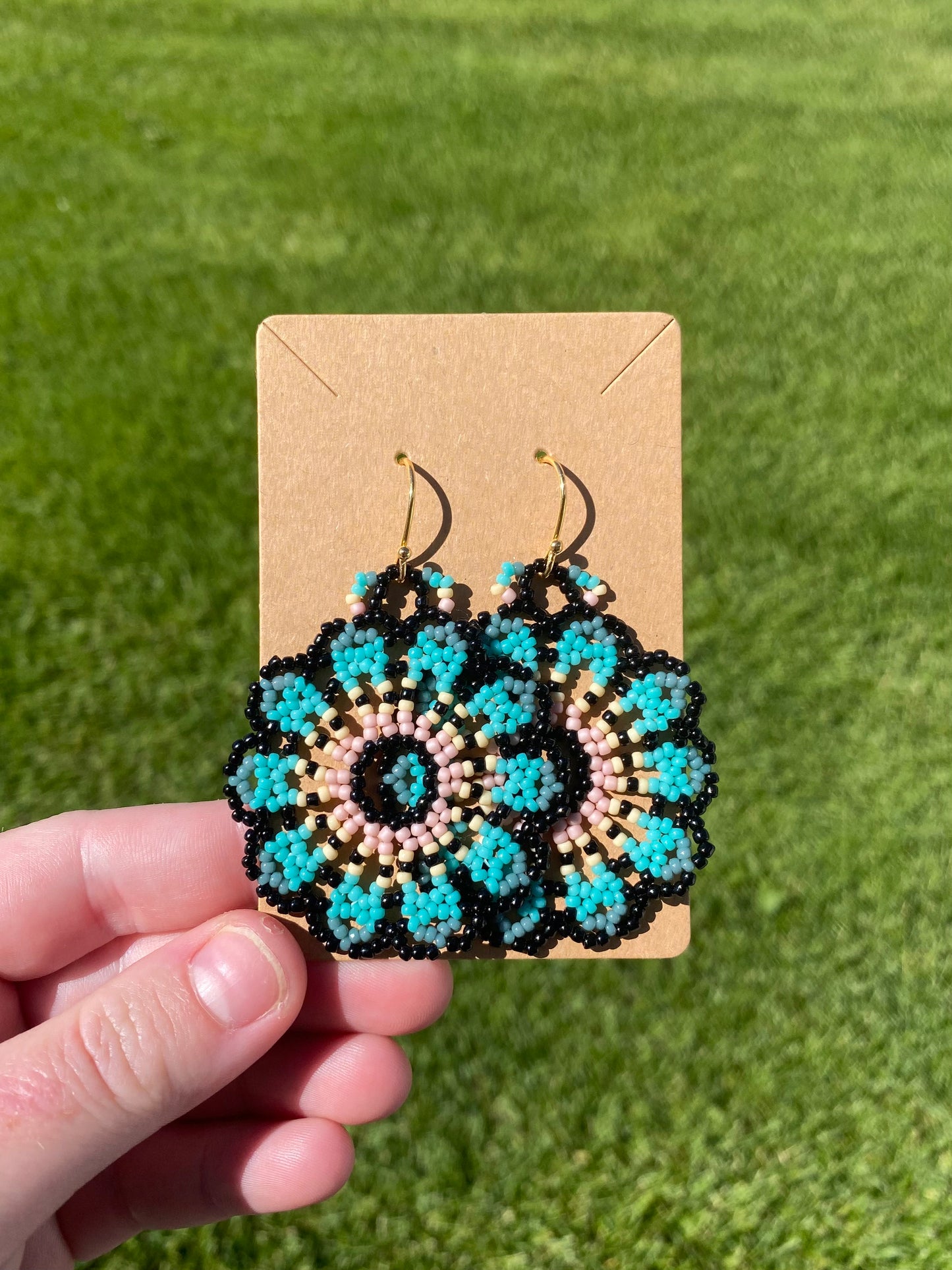 Turquoise boho blooms