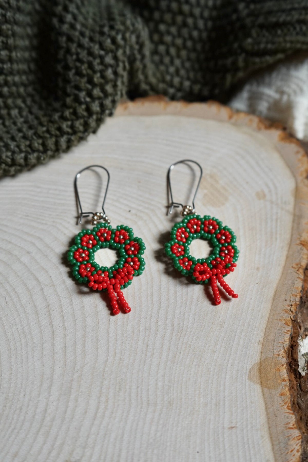 Festive floral wreaths