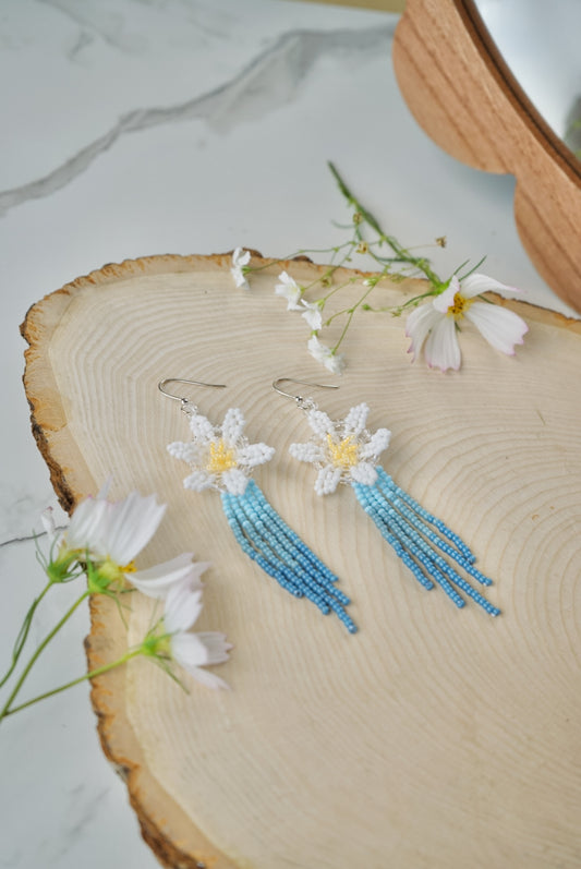 Dewdrop blooms (soft blue)