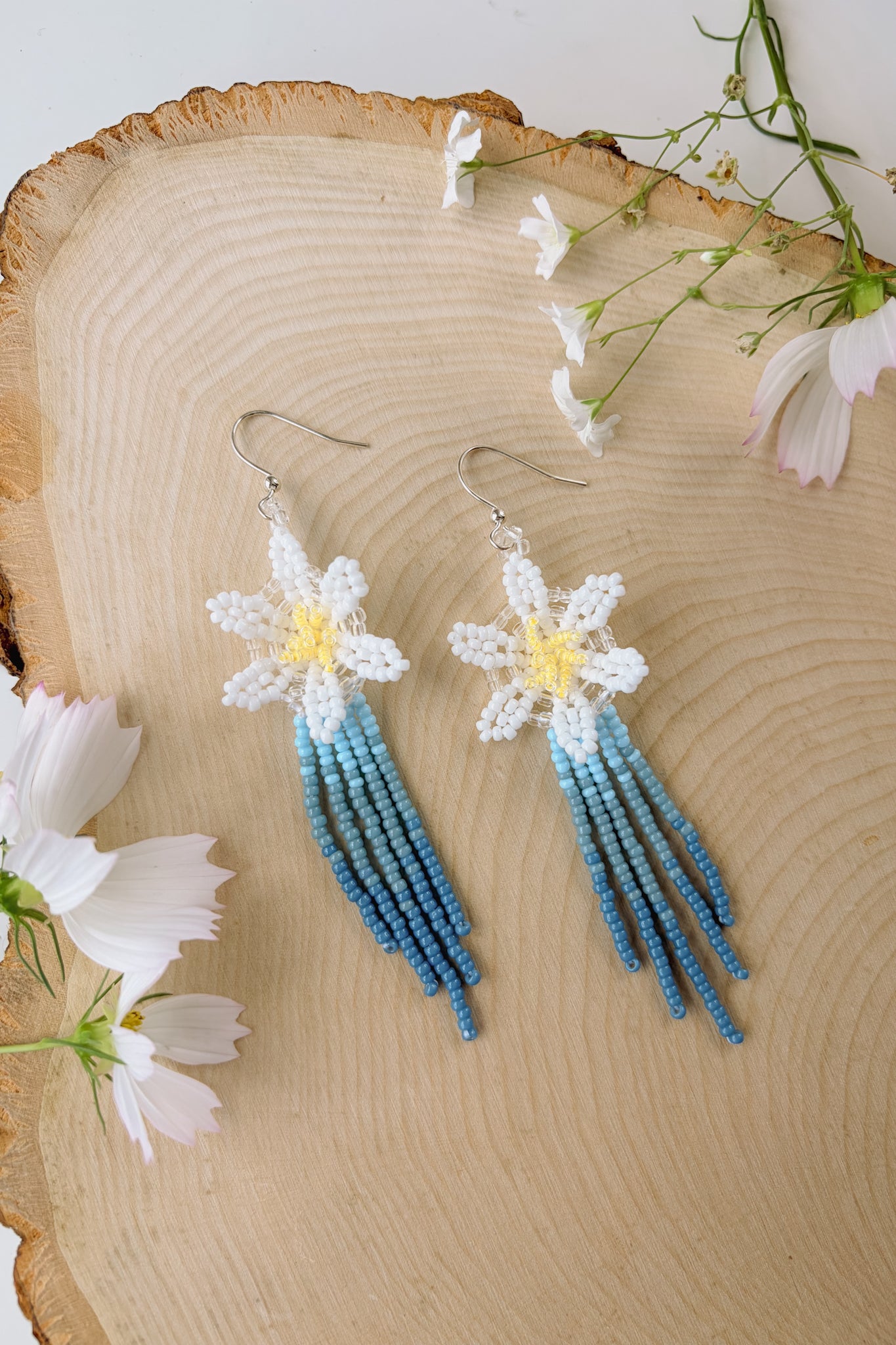 Dewdrop blooms (soft blue)