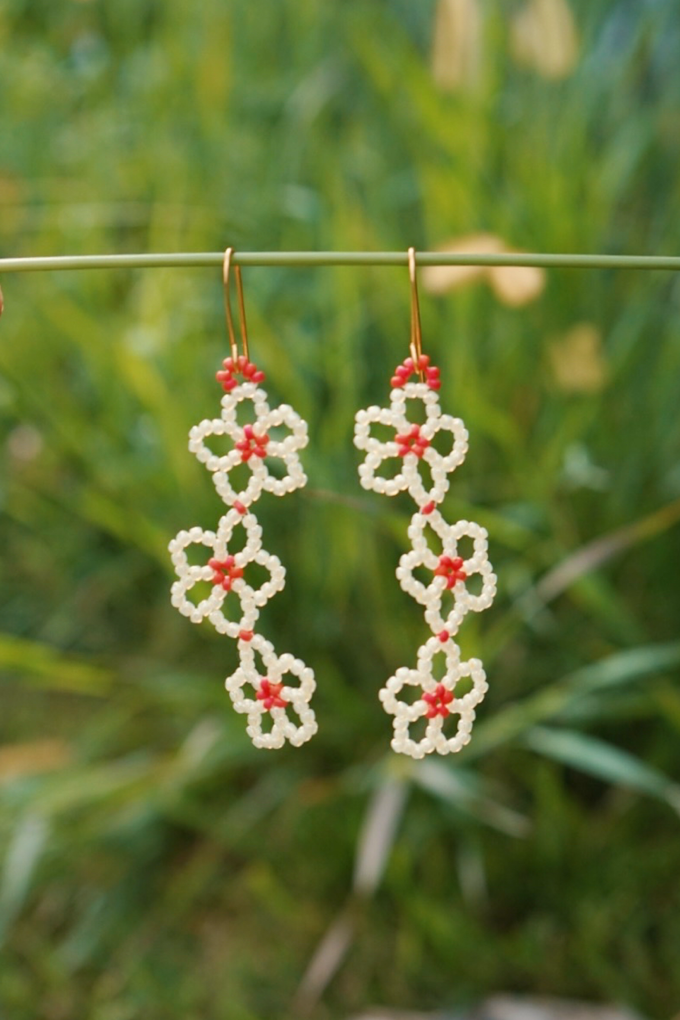 Fuchsia and pearl simple trios