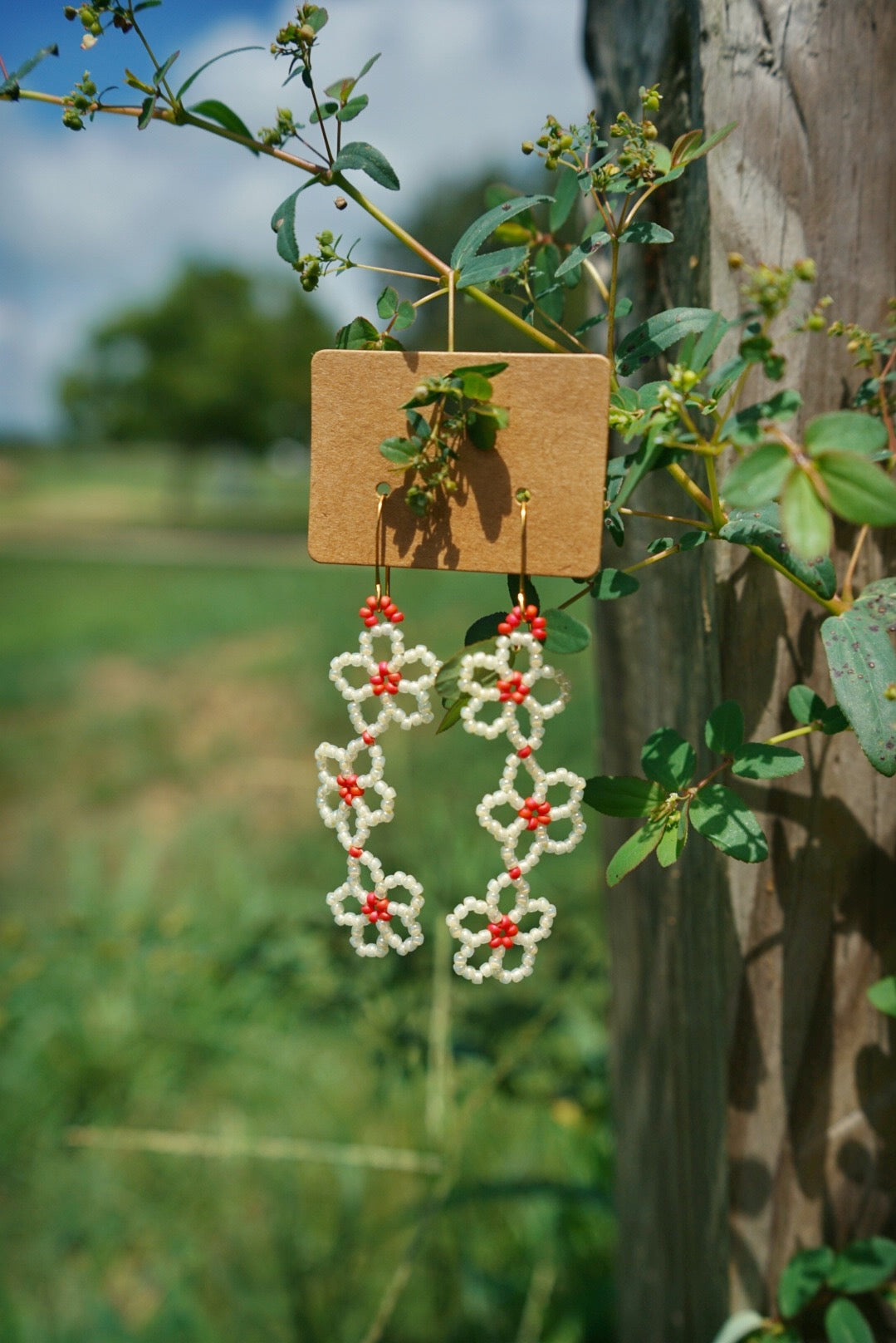 Fuchsia and pearl simple trios