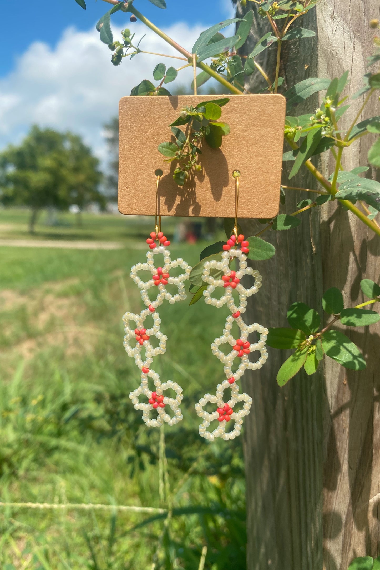 Fuchsia and pearl simple trios