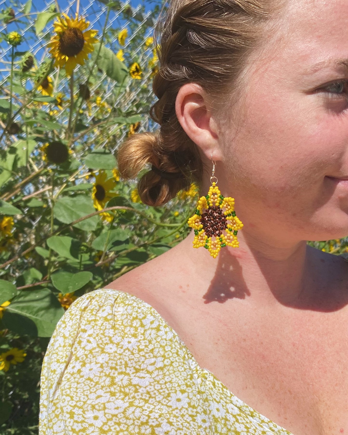 Large sunflowers