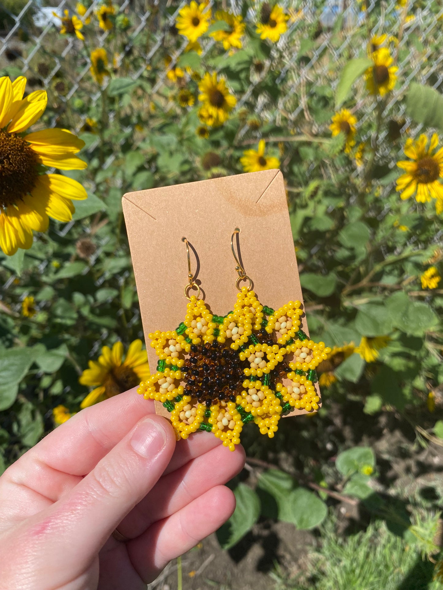 Large sunflowers