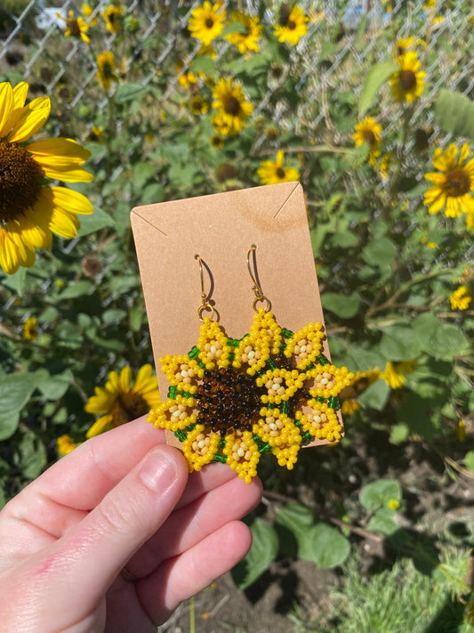 Large sunflowers