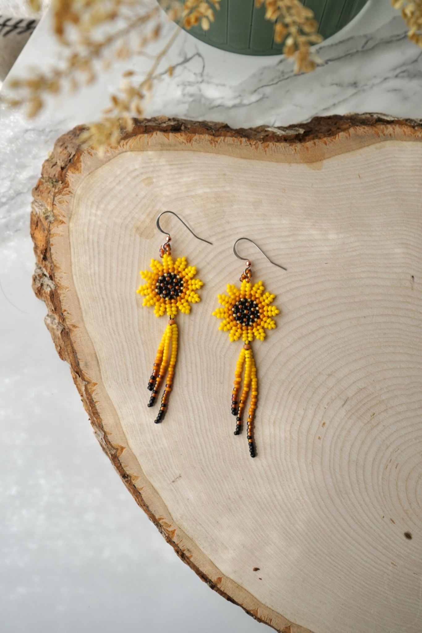 Mini sunflowers with tassel