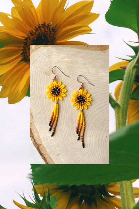 Mini sunflowers with tassel