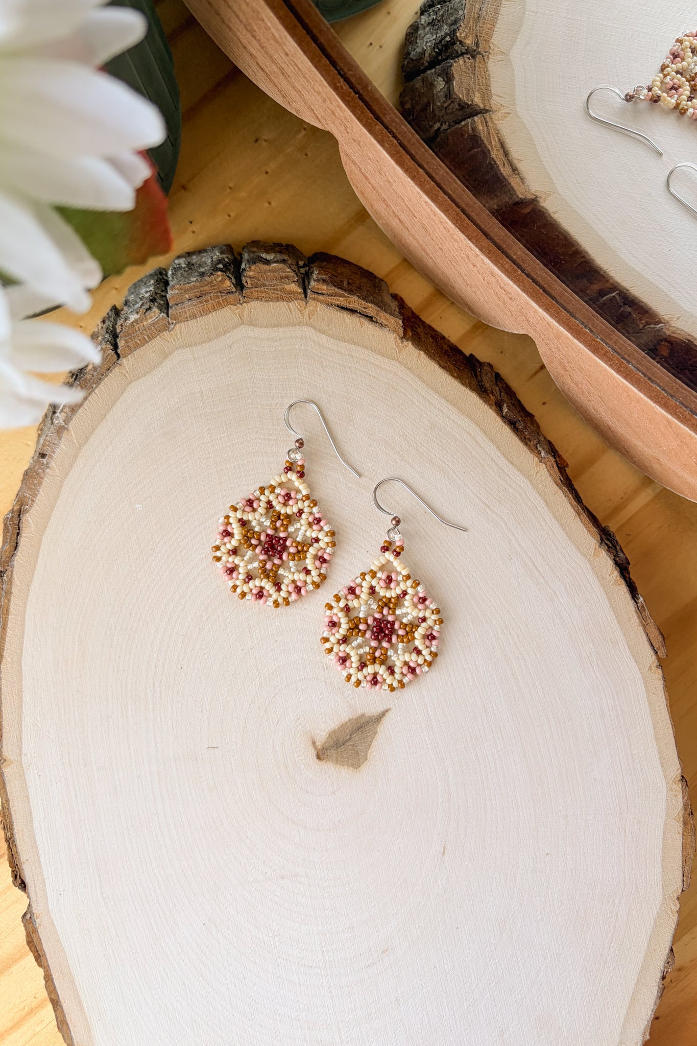 Terracotta rose rounds