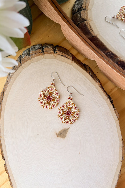 Terracotta rose rounds