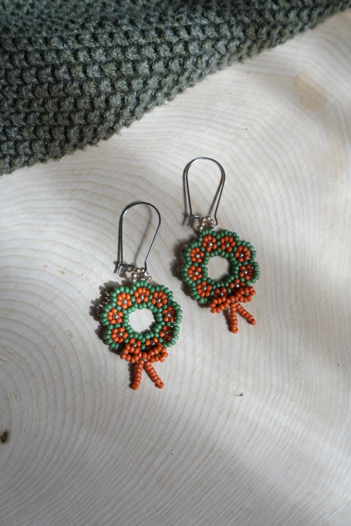 Festive floral wreaths
