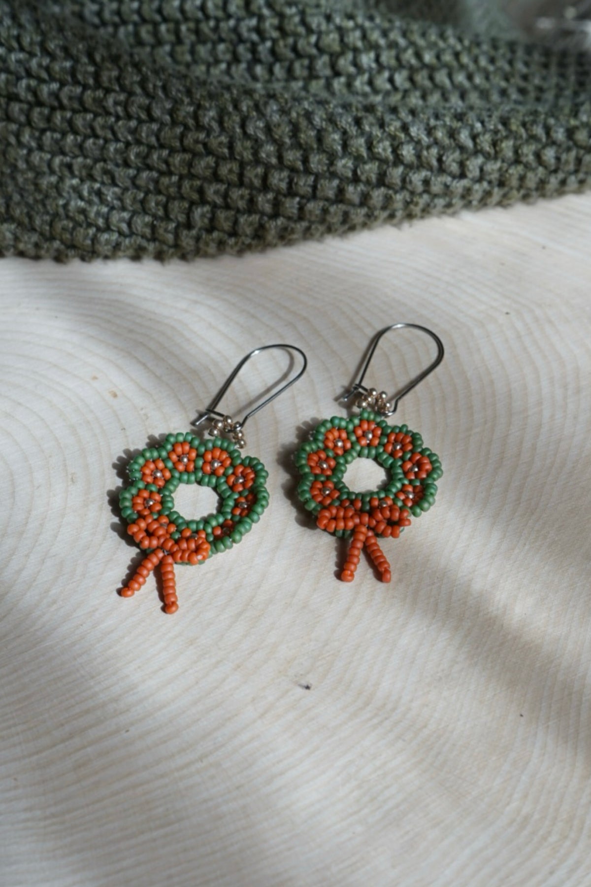 Festive floral wreaths